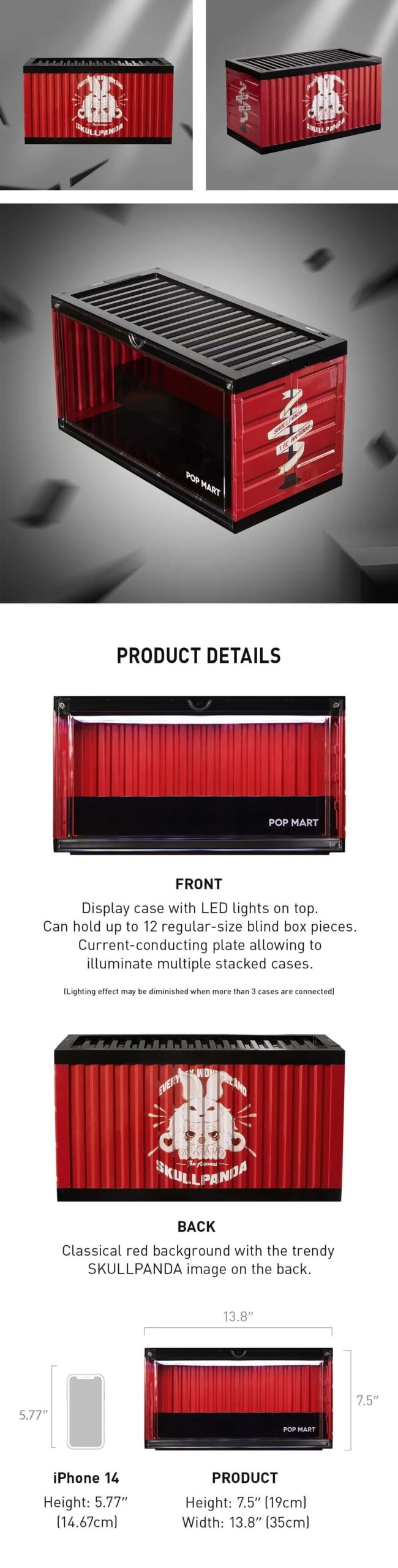 SKULLPANDA Everyday Wonderland Series-Luminous Display Container 6 SKULLPANDA Everyday Wonderland Series-Luminous Display Container - Image 6