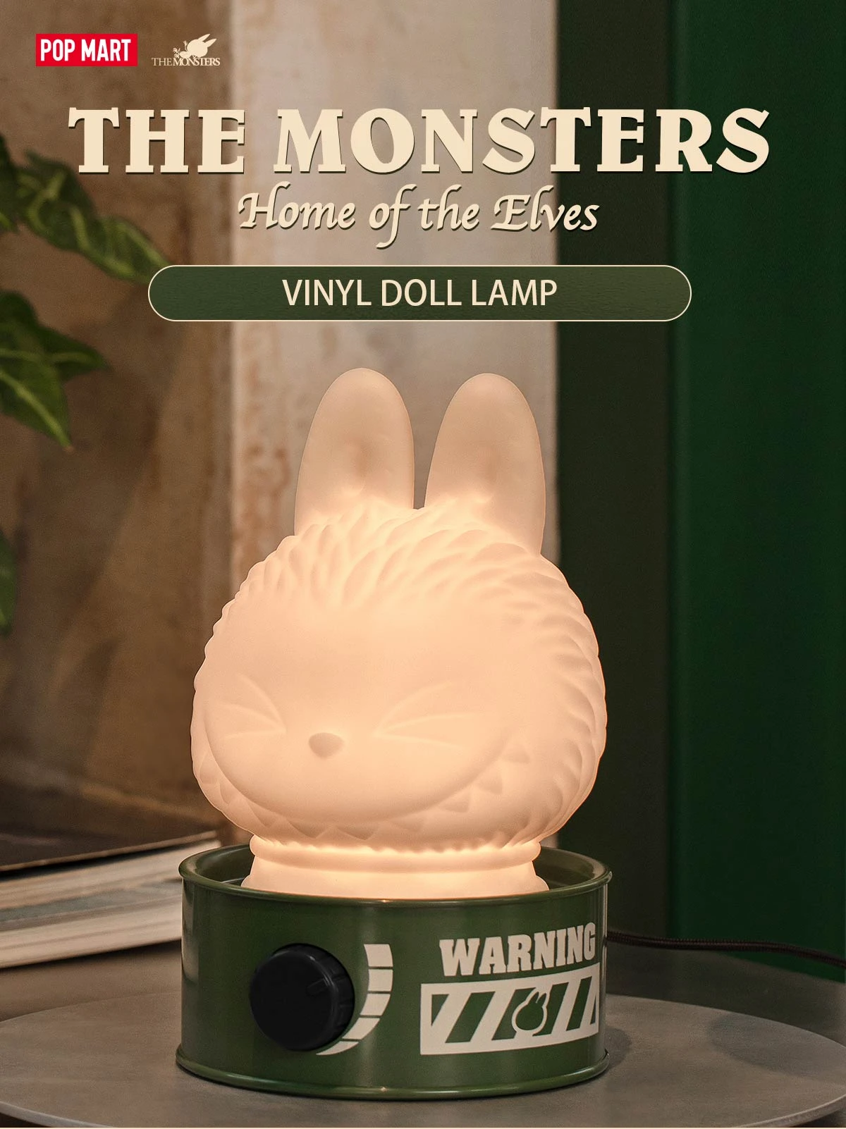 THE MONSTERS Home Of Elves Series-Vinyl Doll Lamp 7 THE MONSTERS Home Of Elves Series-Vinyl Doll Lamp - Image 7