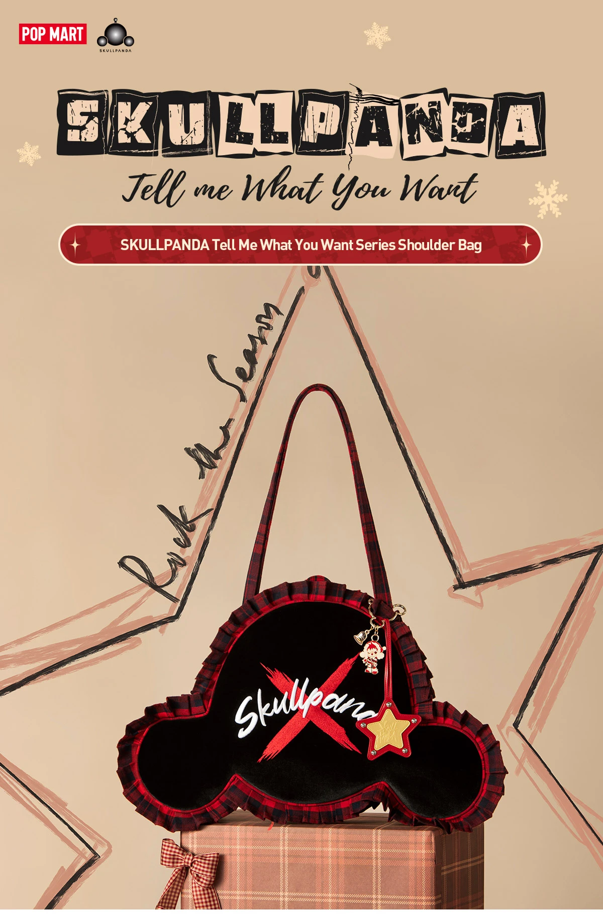 SKULLPANDA Tell Me What You Want Series Shoulder Bag 6 SKULLPANDA Tell Me What You Want Series Shoulder Bag - Image 6