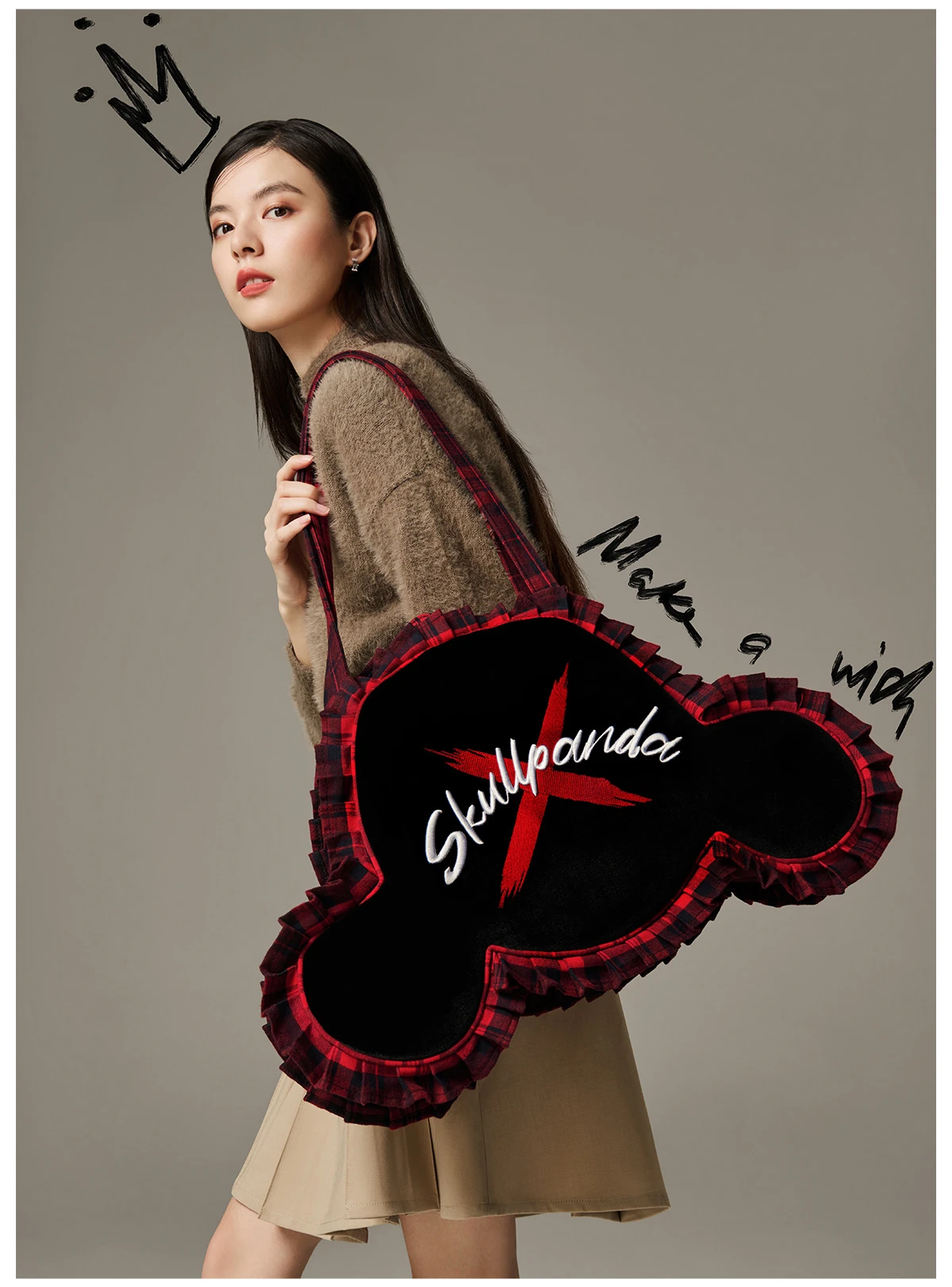 SKULLPANDA Tell Me What You Want Series Shoulder Bag 10 SKULLPANDA Tell Me What You Want Series Shoulder Bag - Image 10