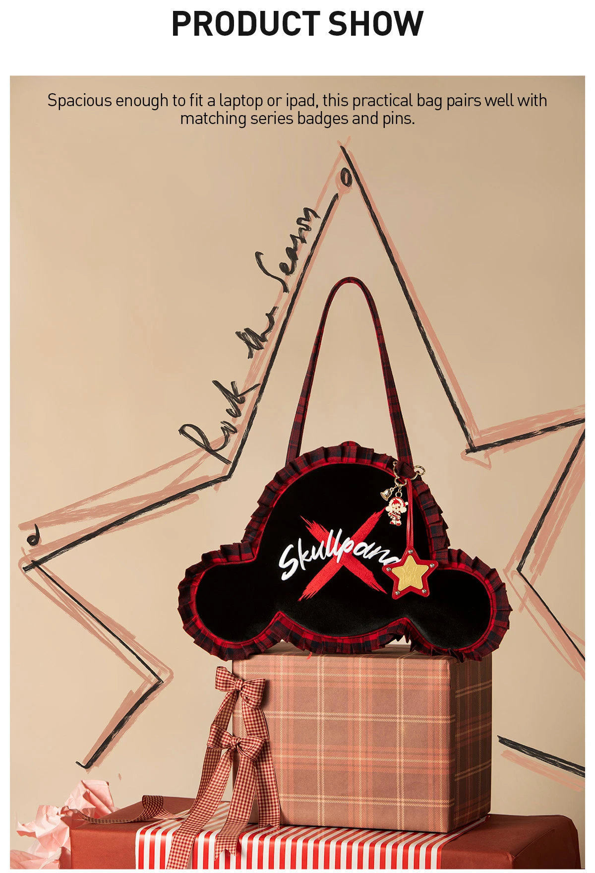 SKULLPANDA Tell Me What You Want Series Shoulder Bag 9 SKULLPANDA Tell Me What You Want Series Shoulder Bag - Image 9