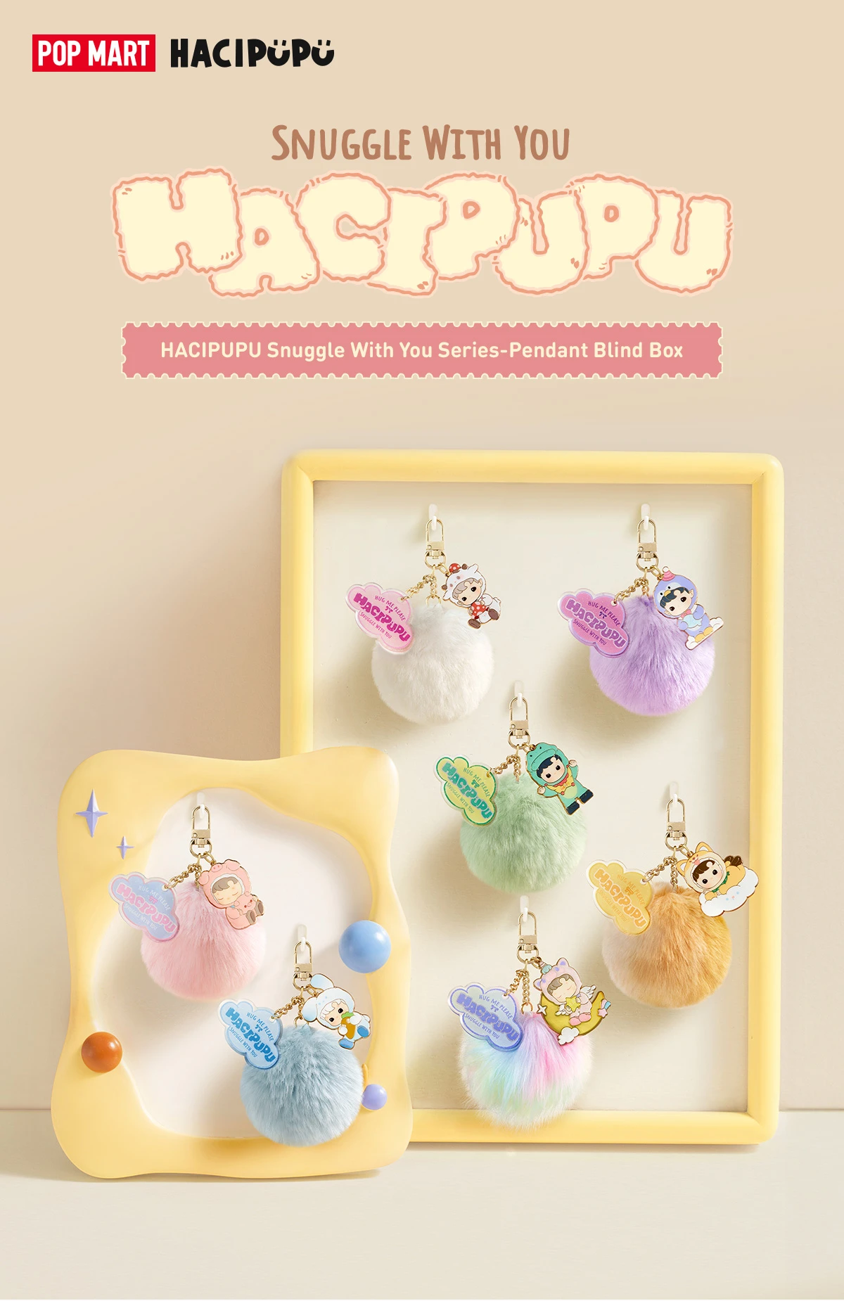 HACIPUPU Snuggle With You Series-Pendant Blind Box 11 HACIPUPU Snuggle With You Series-Pendant Blind Box - Image 11