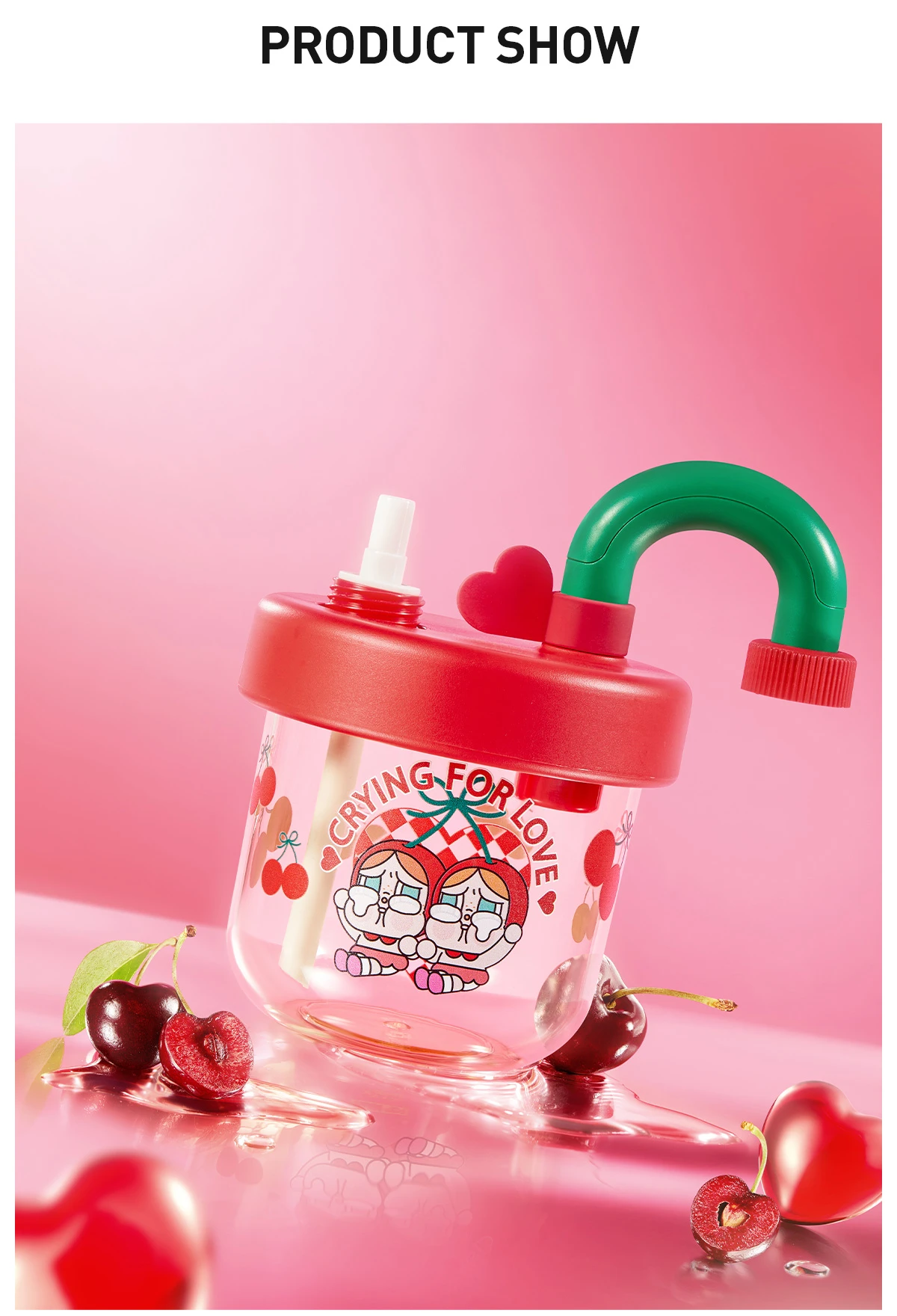 CRYBABY Crying For Love Series-Straw Cup - Image 9