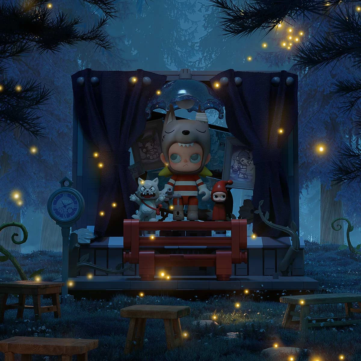 Zsiga Walking Into The Forest Series Blocks 5 Zsiga Walking Into The Forest Series Blocks - Image 5