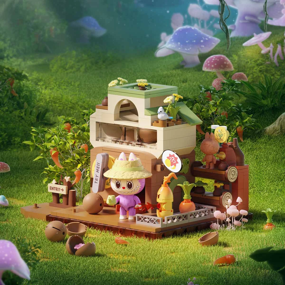 THE MONSTERS Forest Secret Base Series Blocks Part 2 2 THE MONSTERS Forest Secret Base Series Blocks Part 2 - Image 2