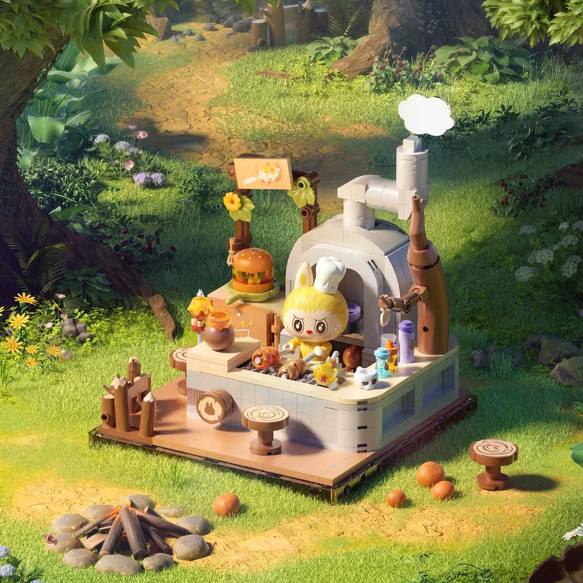 THE MONSTERS Forest Secret Base Series Blocks Part 2 6 THE MONSTERS Forest Secret Base Series Blocks Part 2 - Image 6