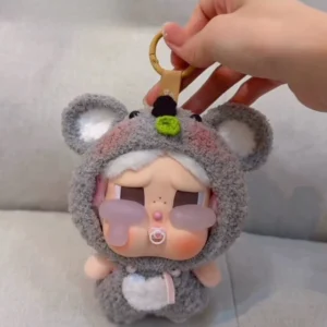 Crybaby Gray Koala Outfit - Plush Hood With Ears