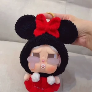 Crybaby Girl Mouse Character Outfit - Black Hood With Red Bow