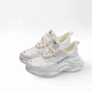 Labubu Designer Triple S Miniature Sneakers - Triple White
