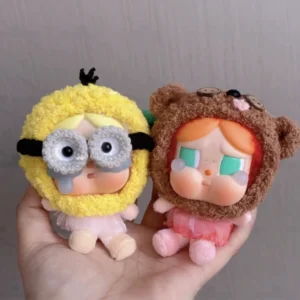 Crybaby Cartoon Duo Set - Yellow Helper & Brown Bear Outfits