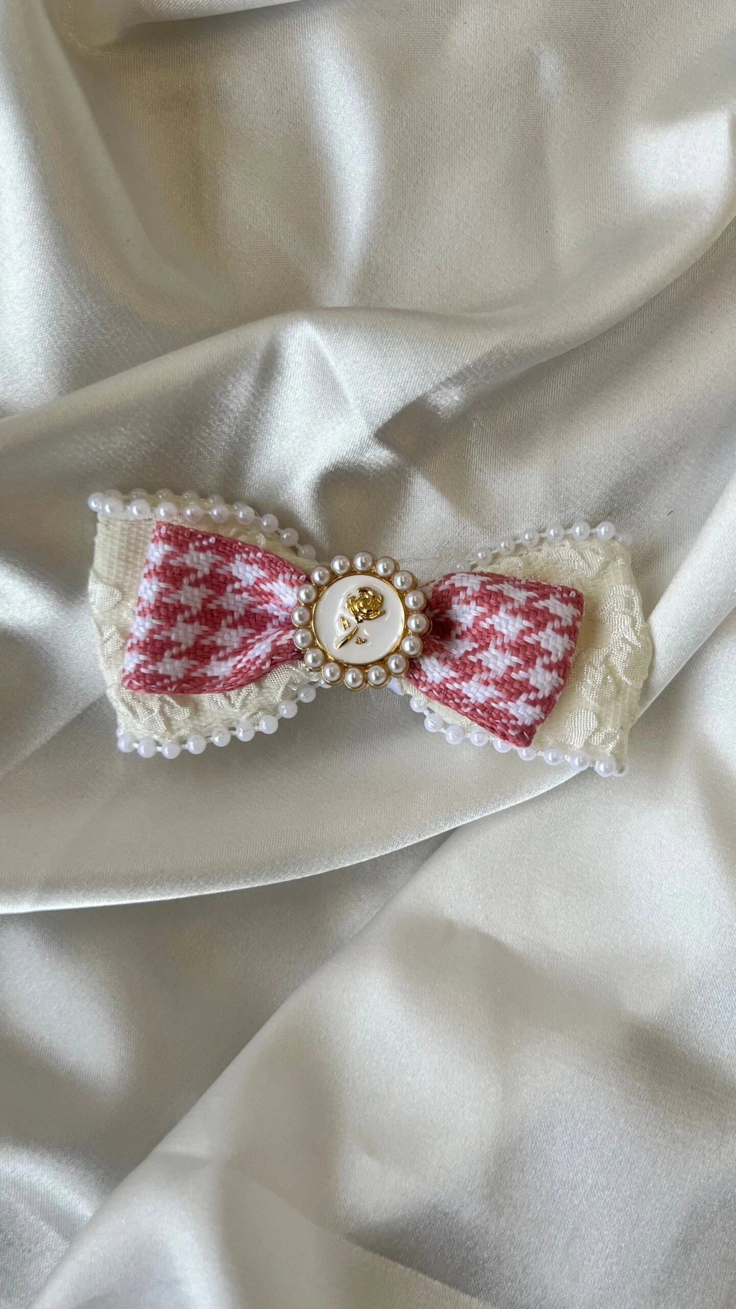 Labubu Elegant Pearl Tutu Set With Bow Headband 4 Labubu Elegant Pearl Tutu Set With Bow Headband - Image 4