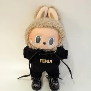 Labubu Designer Inspired Black Tracksuit Set