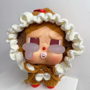 Crybaby Deer Costume - Plush Fawn Hood With Ruffle Trim