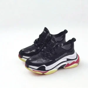 Labubu Designer Triple S Miniature Sneakers - Black Multicolor