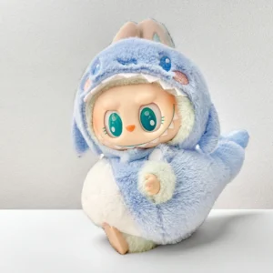 Labubu Shark Set - Blue & White Ocean Character Costume