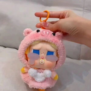 Crybaby Pink Pig Outfit - Plush Hood With Ears