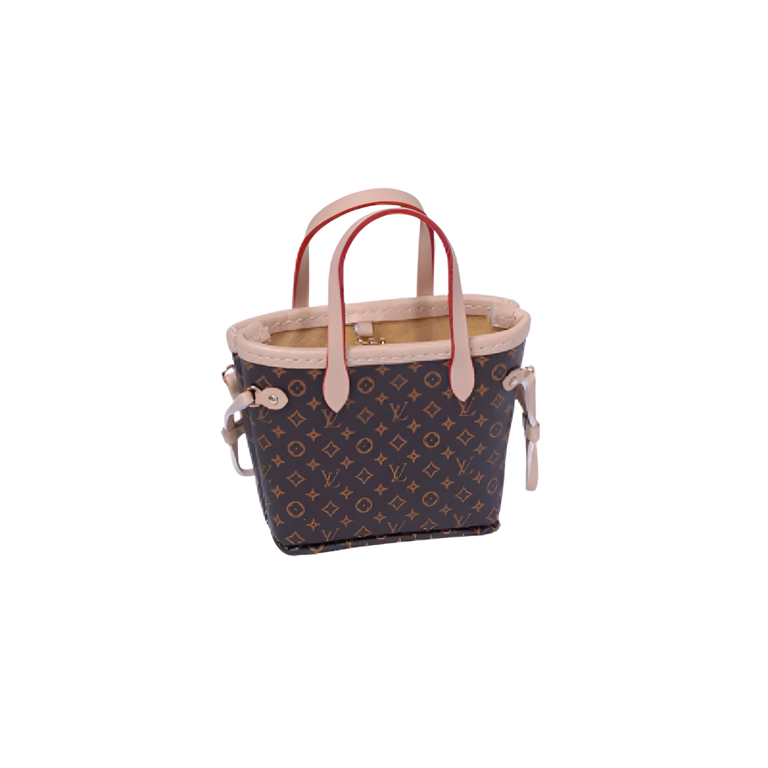 Labubu Miniature Monogram Neverfull Tote - L.V. Inspired 3 Labubu Miniature Monogram Neverfull Tote - L.V. Inspired - Image 3